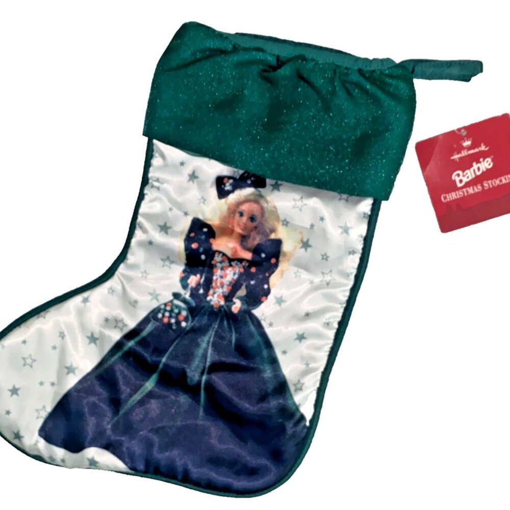 Hallmark Barbie Vintage Mattel 1995 Christmas Stocking  NWT